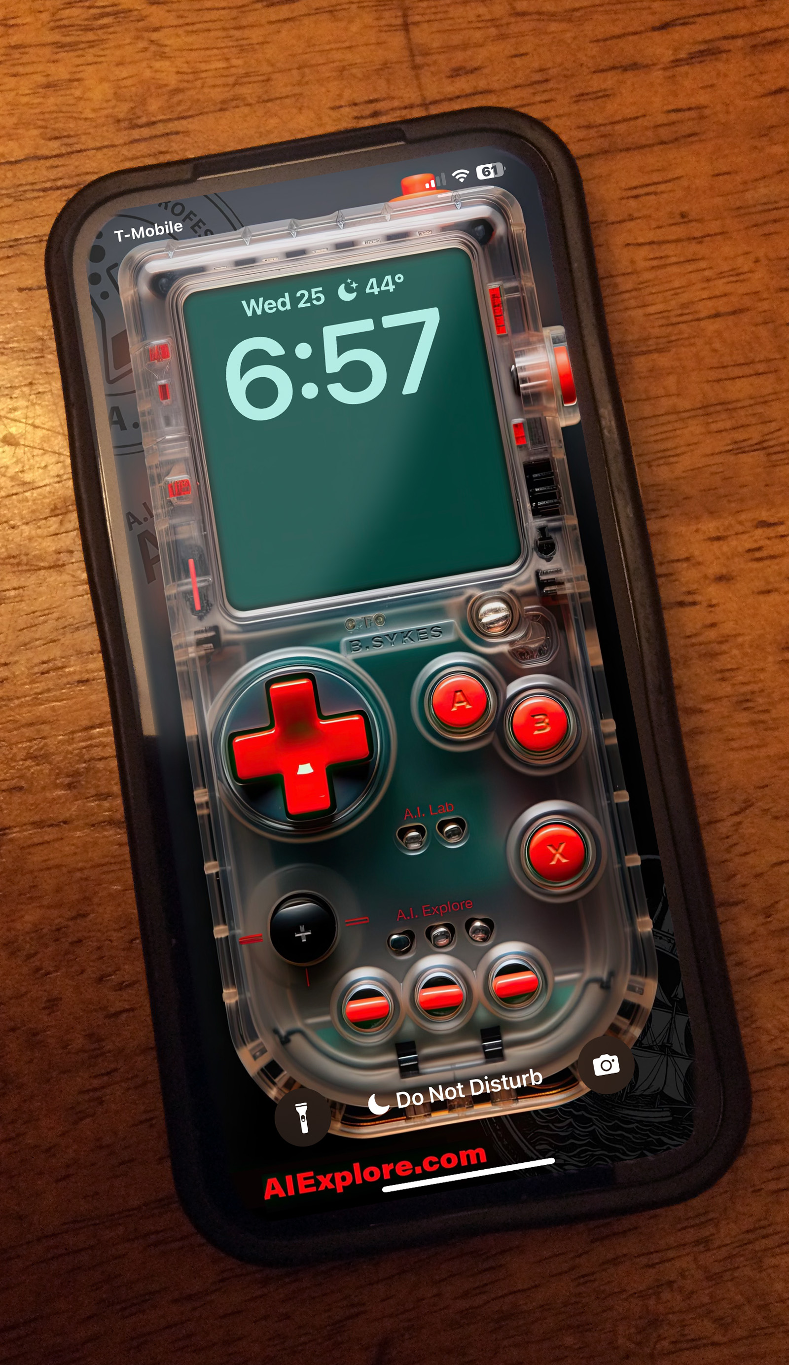 The LockScreen on my iPhone